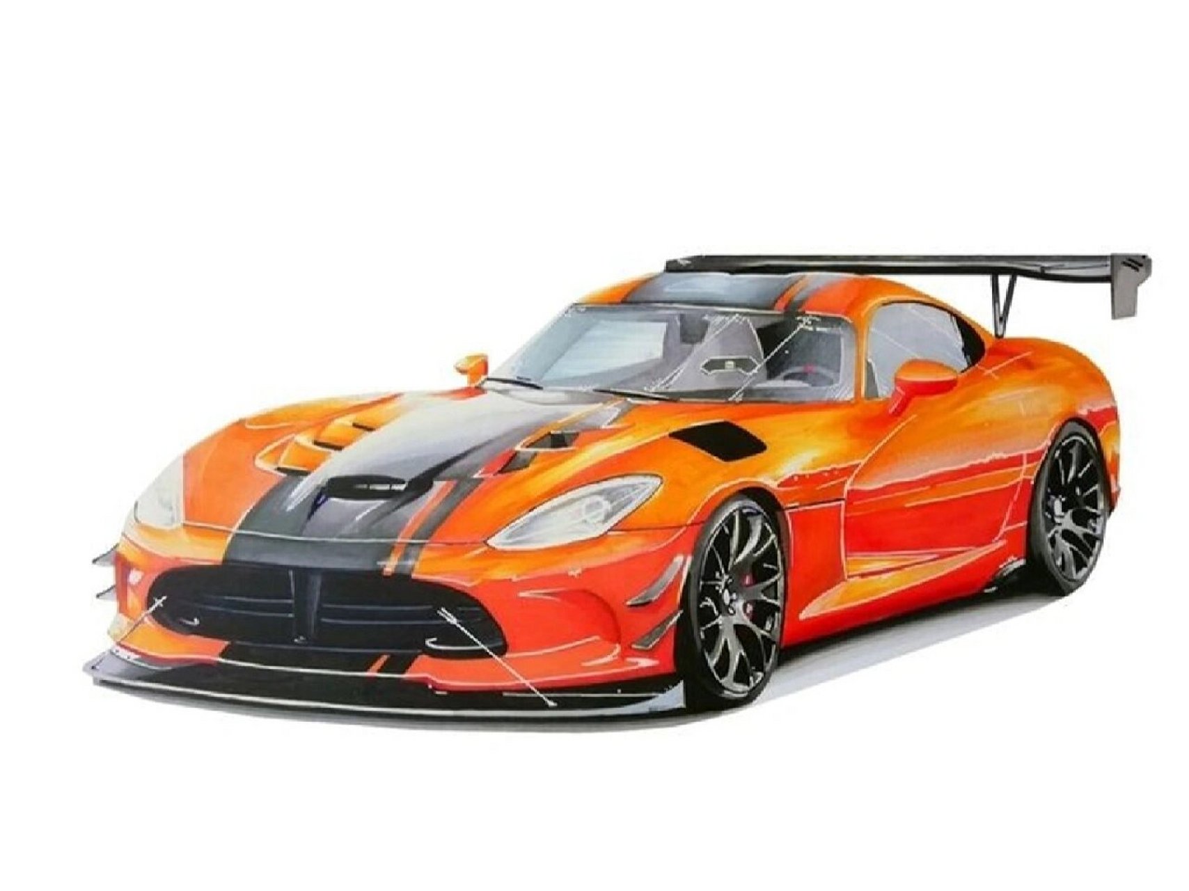 96你们要的超跑绘画素材2来了～09 分享第二篇超级跑车绘画素材给