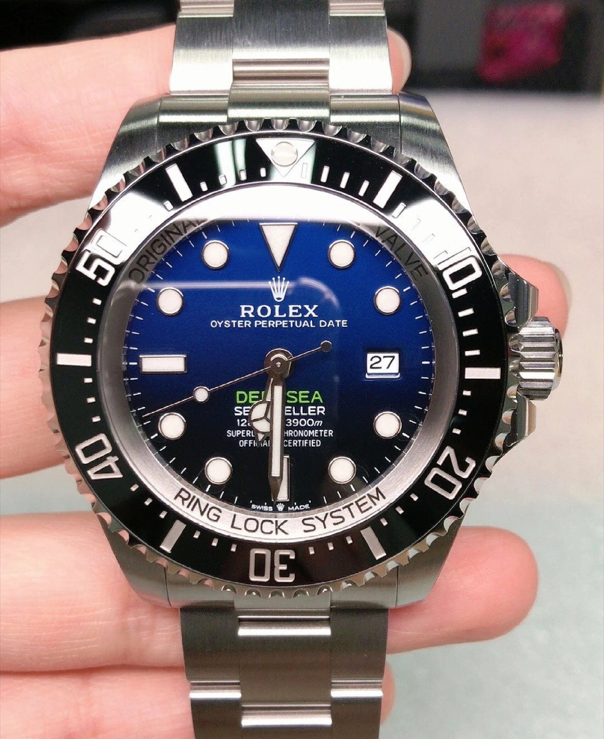 劳力士渐变蓝鬼王116660!