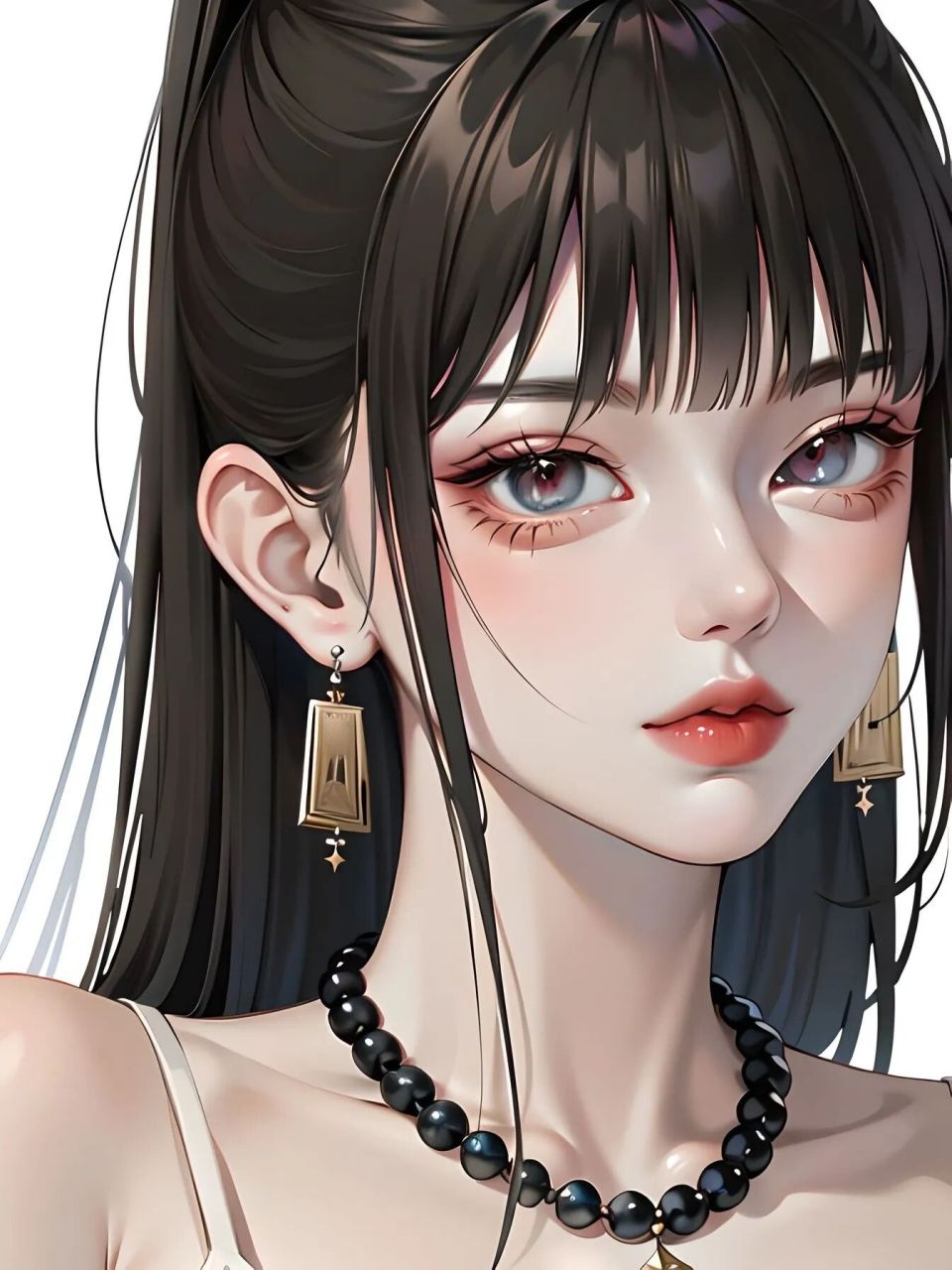 黑色系|高马尾女孩 "好好生活,好好努力,也要好好休息"