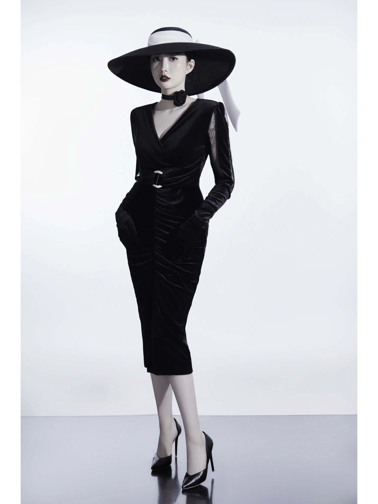 高贵冷艳94法式复古摩登女郎