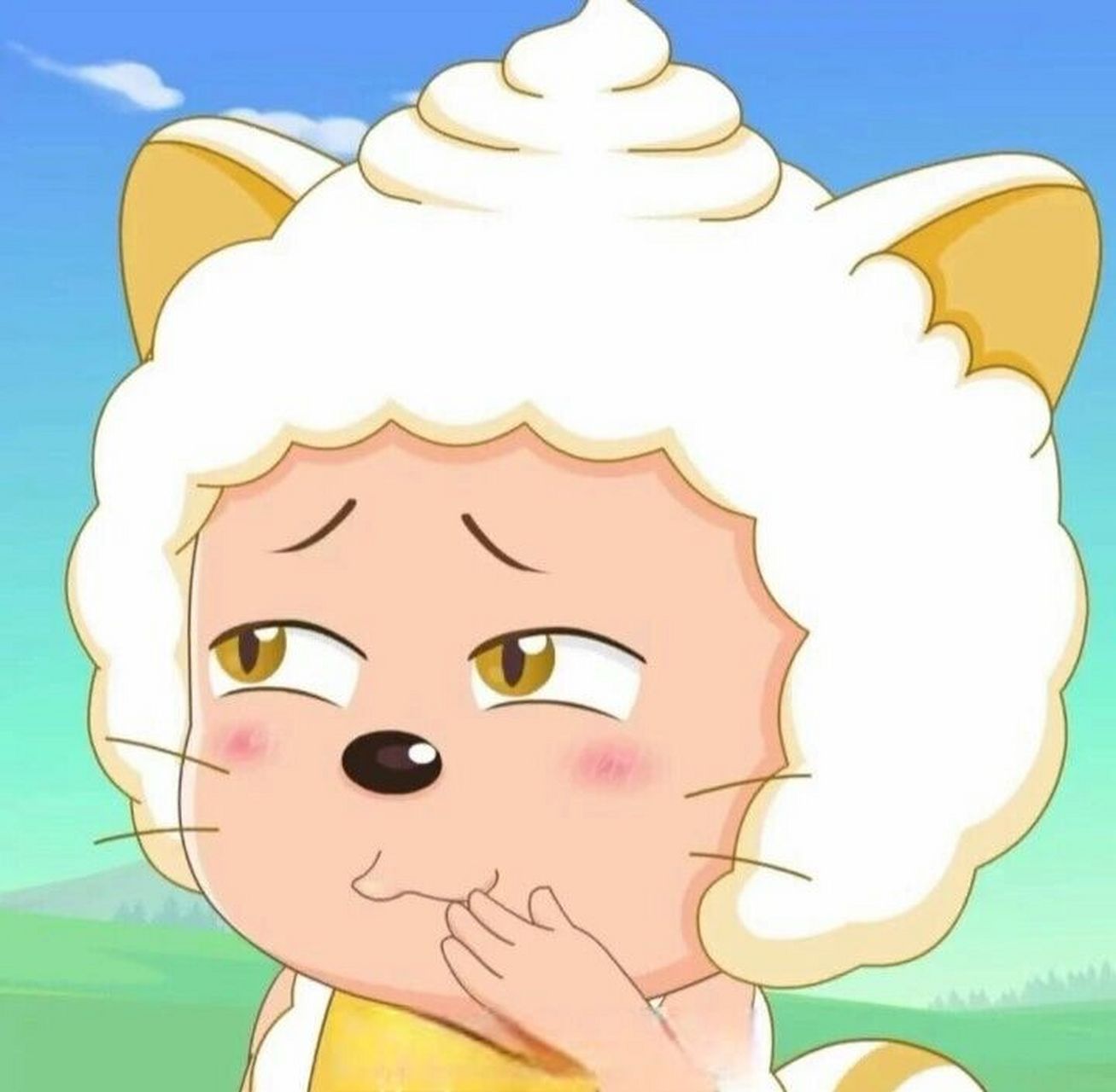 可爱的懒羊羊(猫猫版)