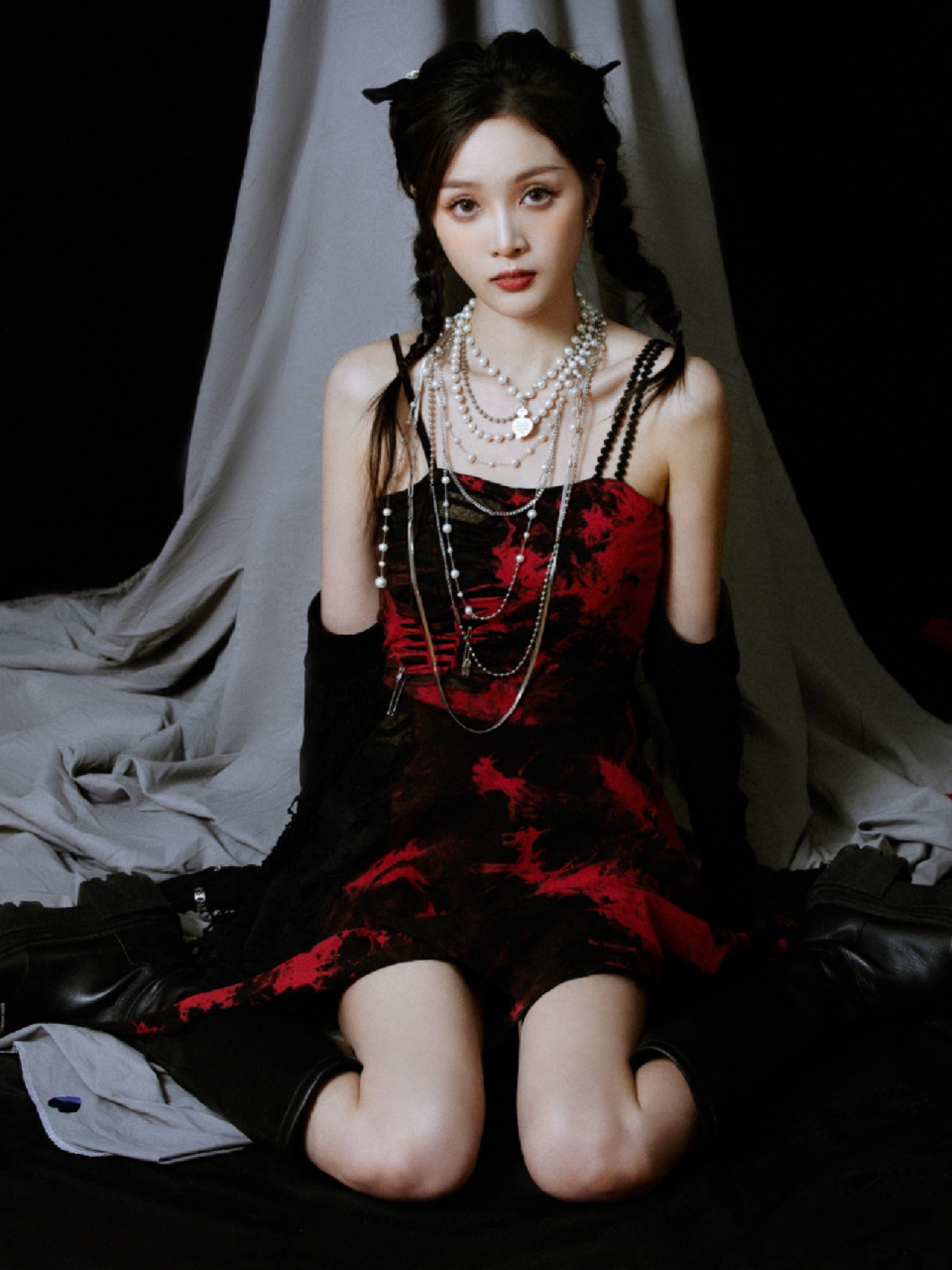 吴宣仪新年欢聚夜《rsvp 北卡蓝 pink blue sunset》三首连唱,甜美