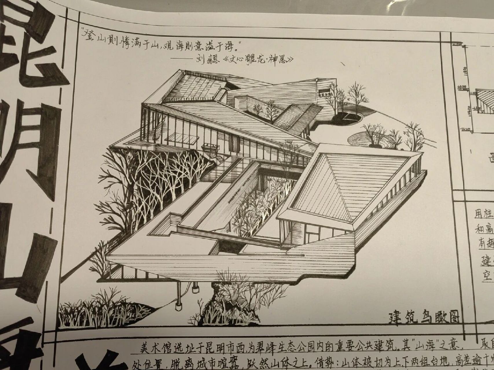 名作解析——昆明山海美术馆(附放大图) 终于完成满意的名作解析啦(不