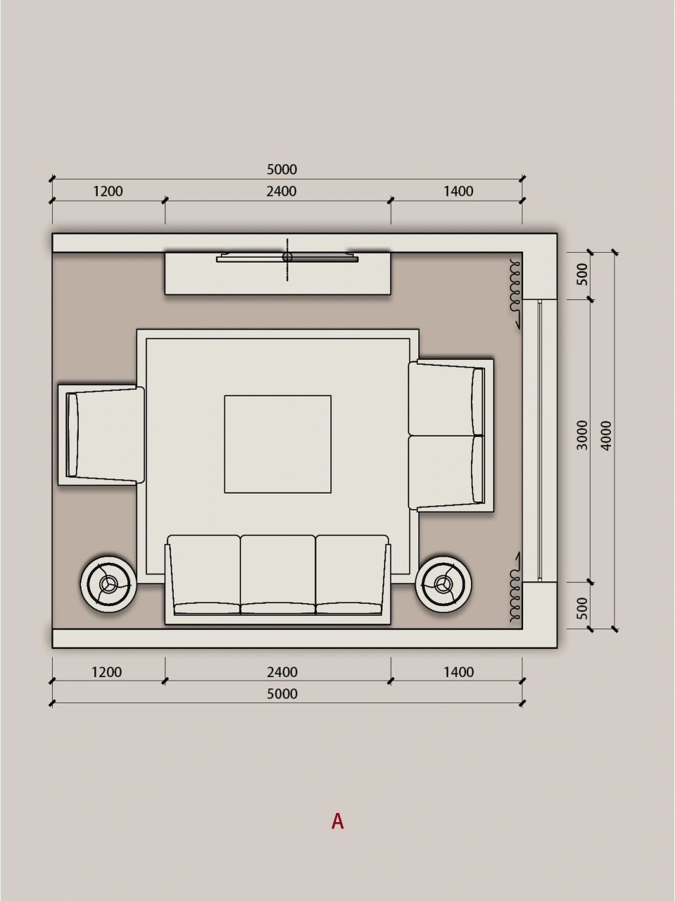 住宅客厅常用九种布局参考 住宅客厅主要以沙发形式摆放来决定空间的