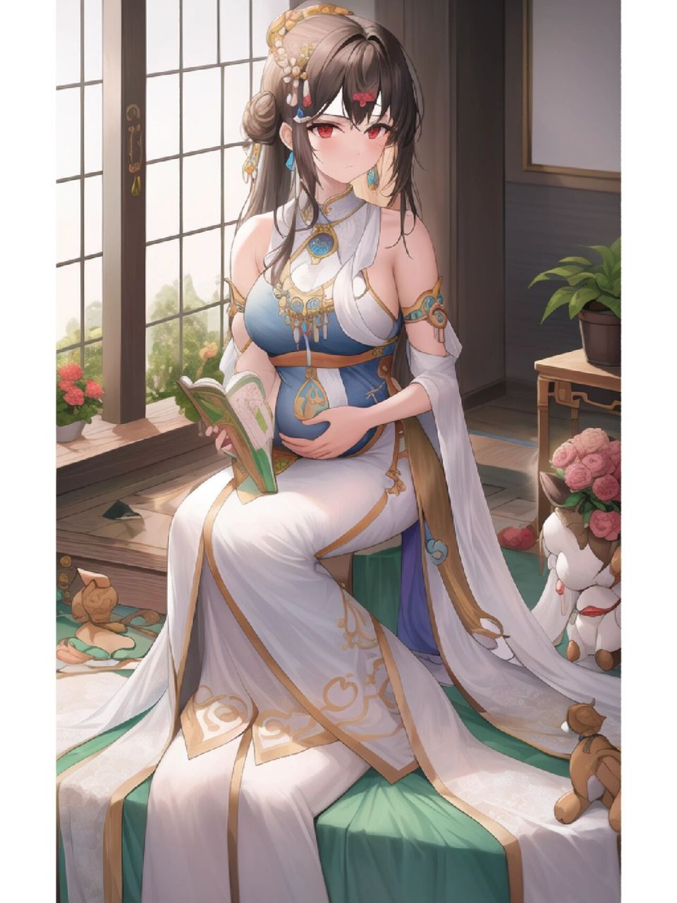 美女怀孕期也是最美丽的  美的