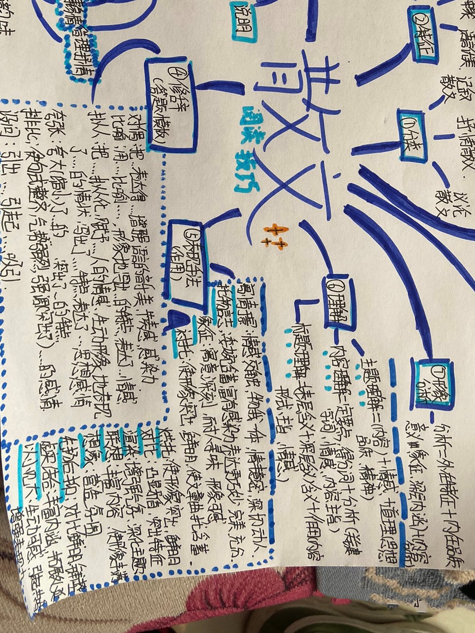 散文常识思维导图