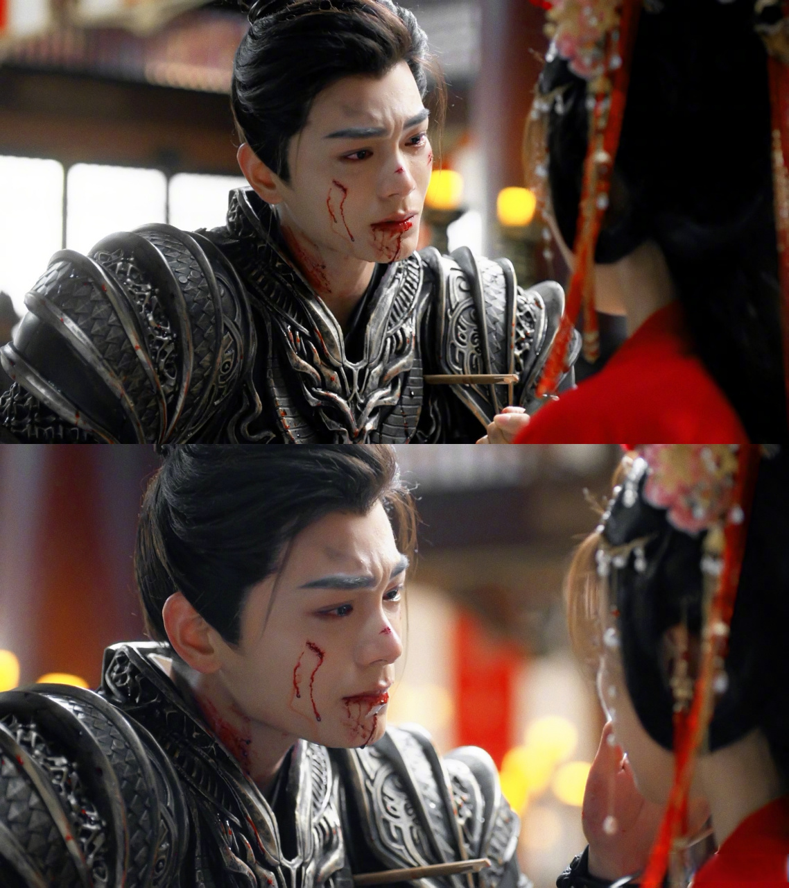 身披银色铠甲,只身前来守护祥云的幸福,血溅四起哪