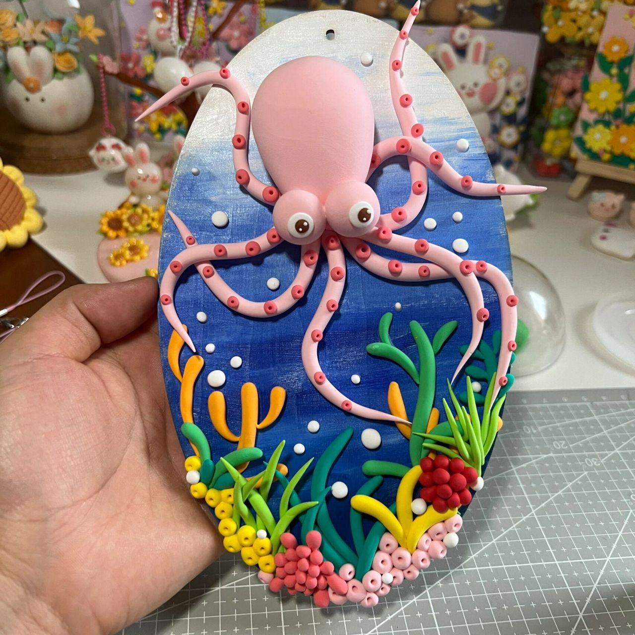 超轻粘土章鱼教程   网上找的参考图