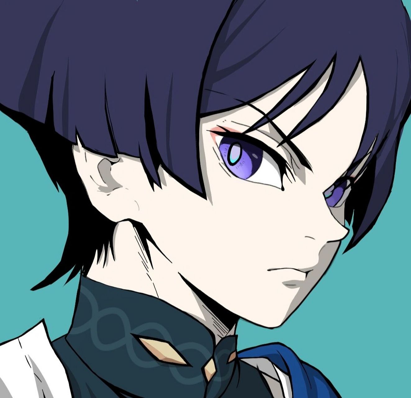 改个鬼灭风流浪者 用愈史郎的图描改了一下流浪者