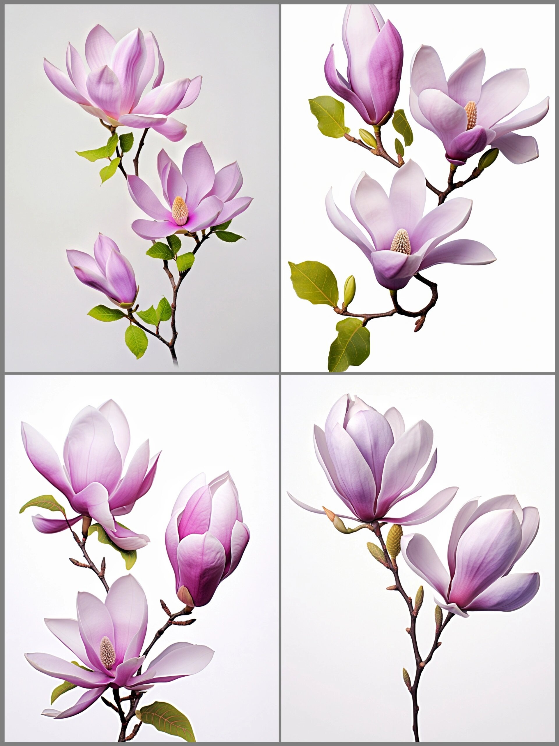 绘画素材1000更～纯洁的玉兰花(二)