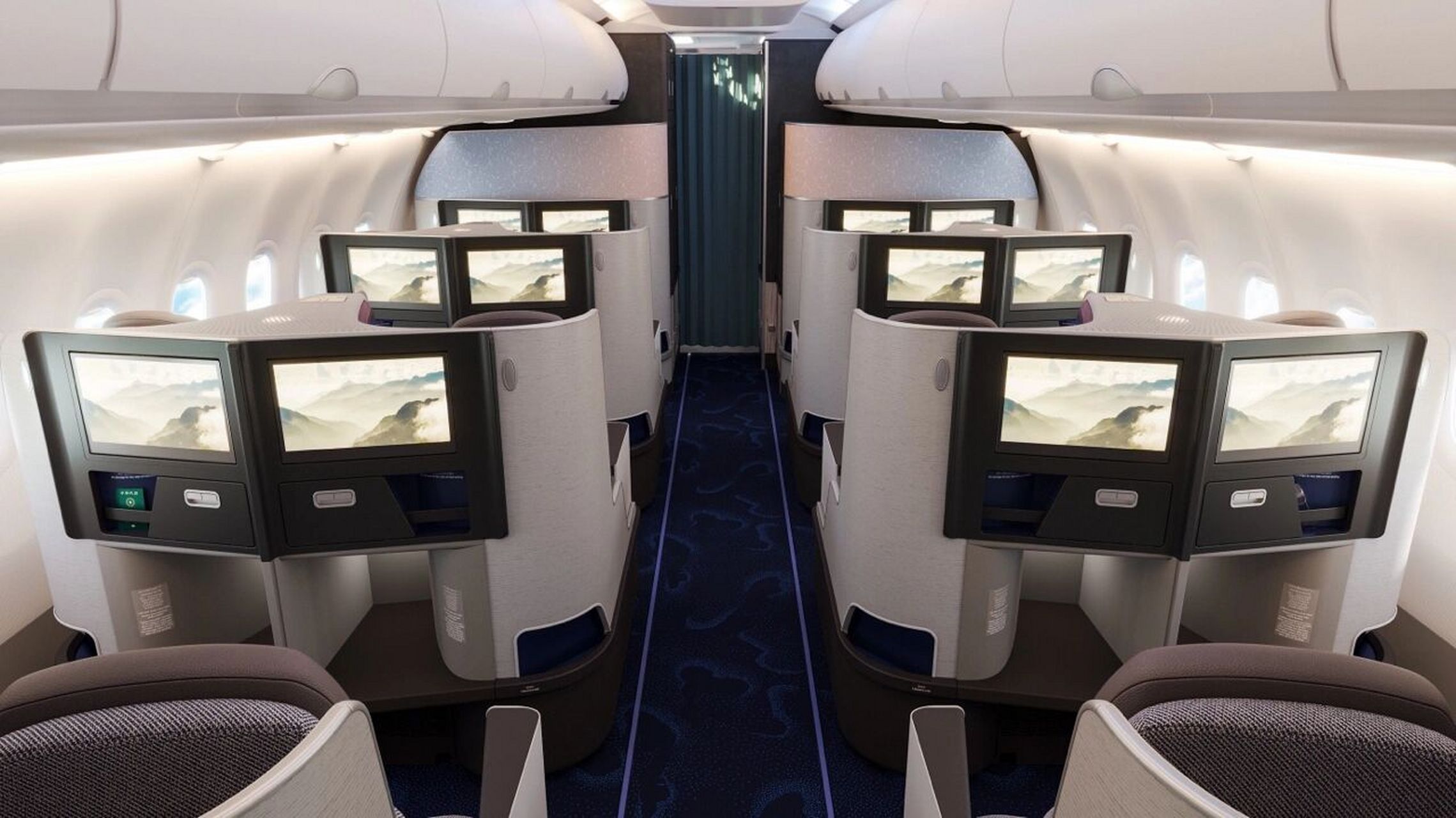 华航新的空客a321neo曝光7615商务舱太赞了91 光看照片就兴奋的