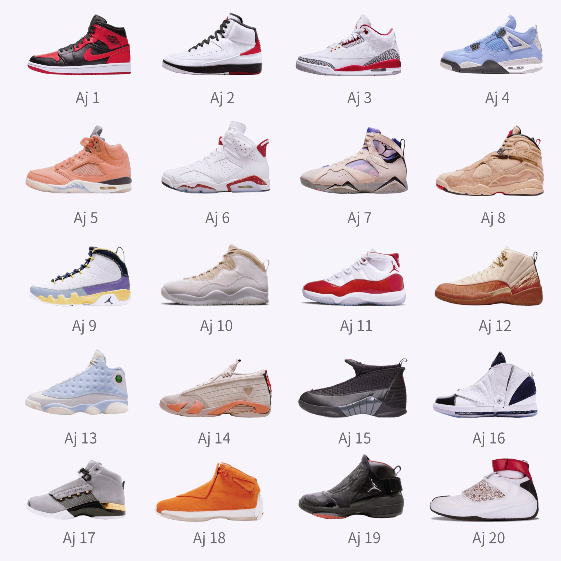 aj正代系列来了,你最喜欢哪一双呢?