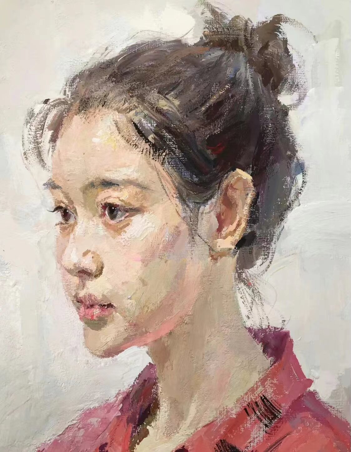 调色/绘画步骤参考 色彩头像是有厲于自己的固有色,人的皮肤是半透明