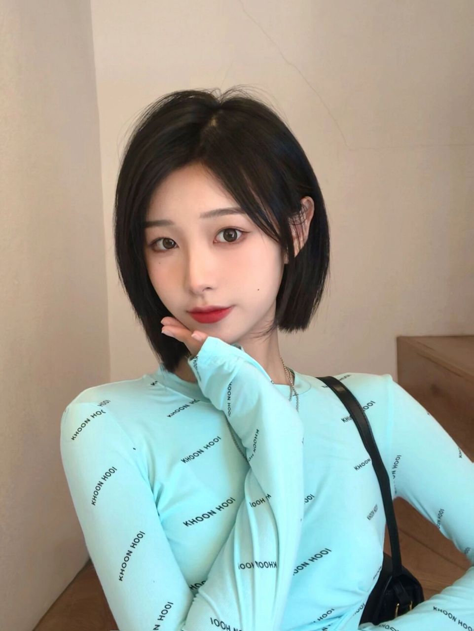 超好看的挂耳短发~可盐可甜适合圆脸方脸!