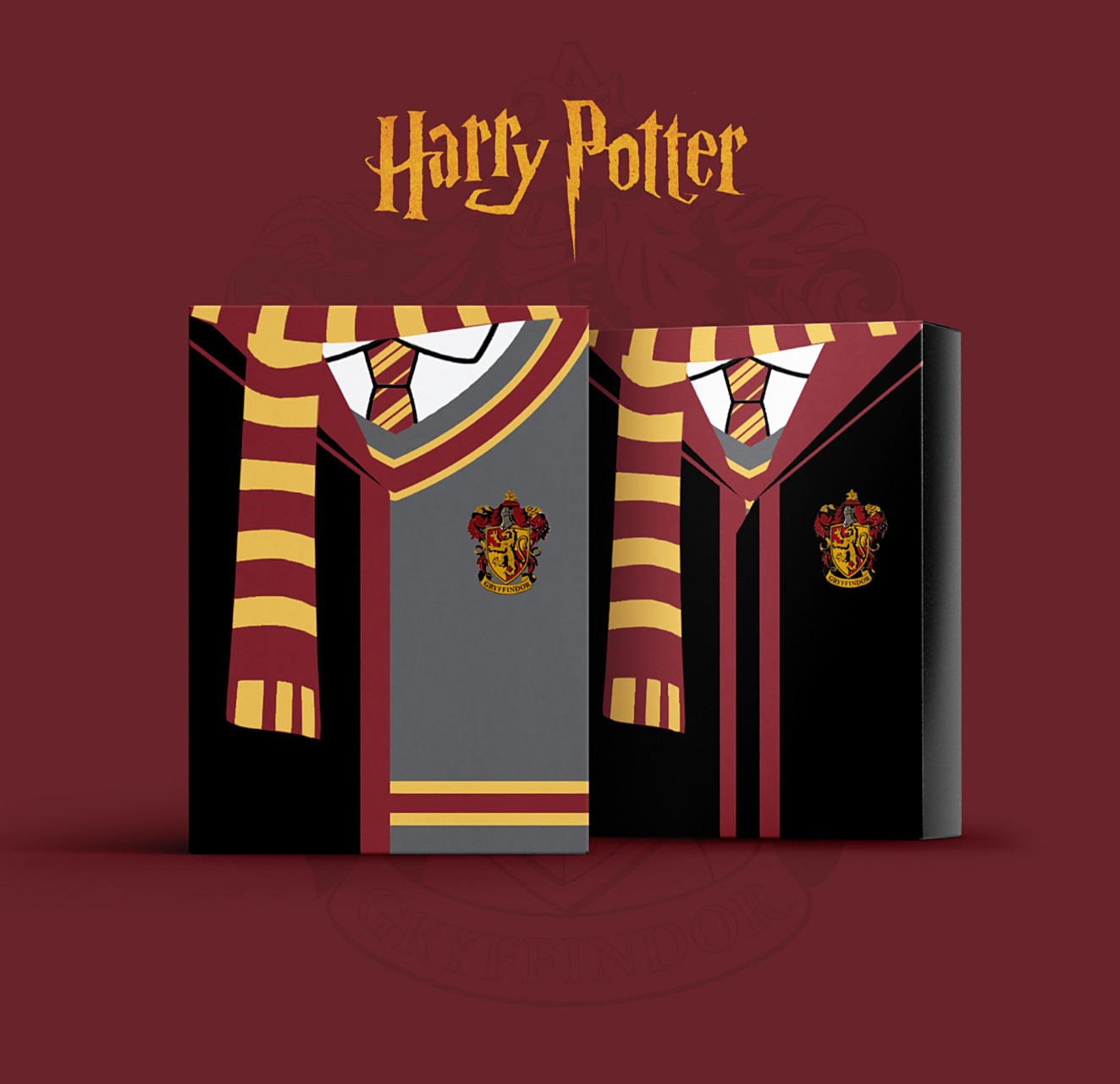 预告 | 哈利波特四大学院配色校服活页卡册 harry potter校服复刻版卡