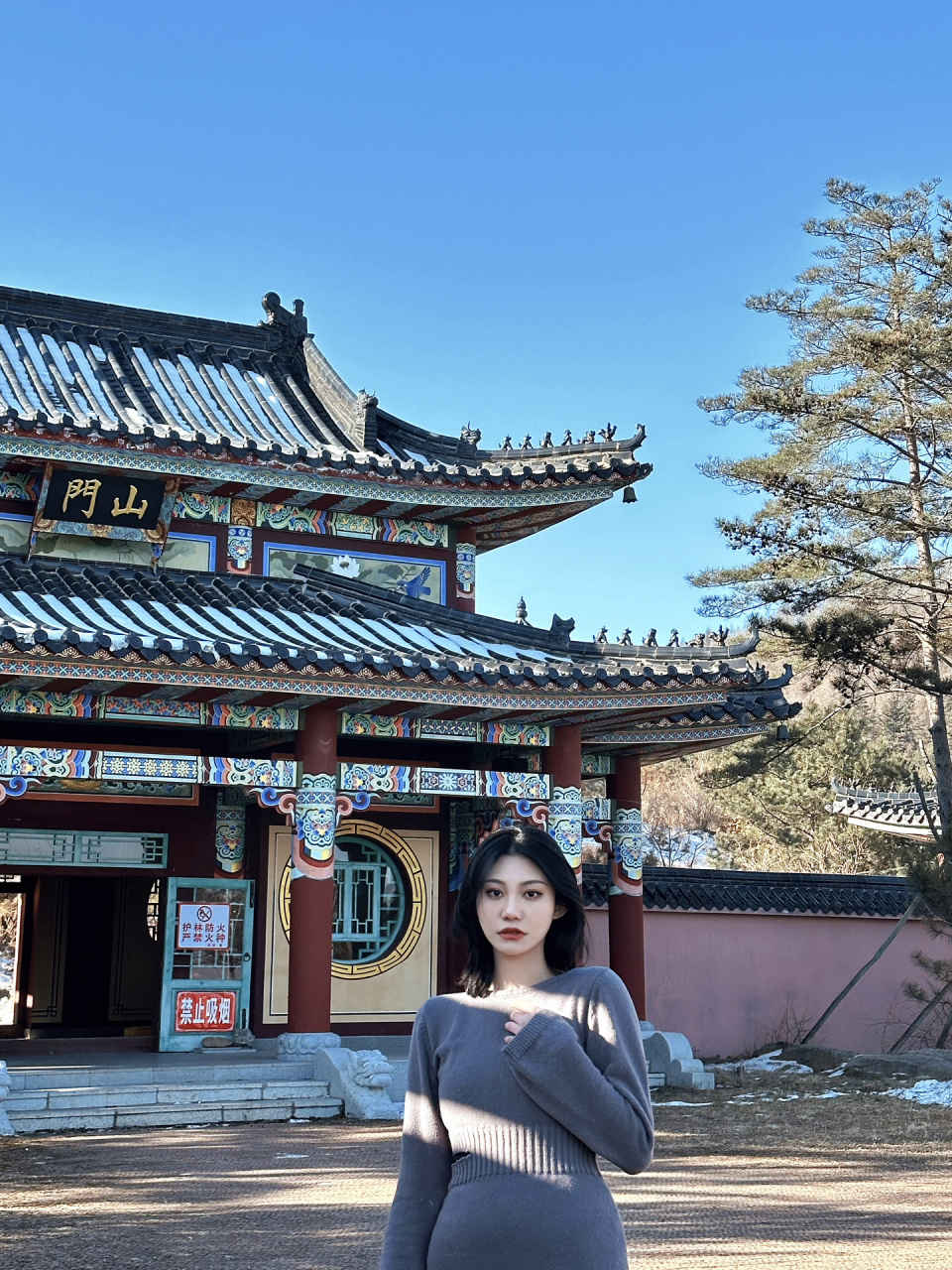 延边|图们|日光山华严寺05朝鲜族特色寺庙  不是佛媛 没有乱七八糟