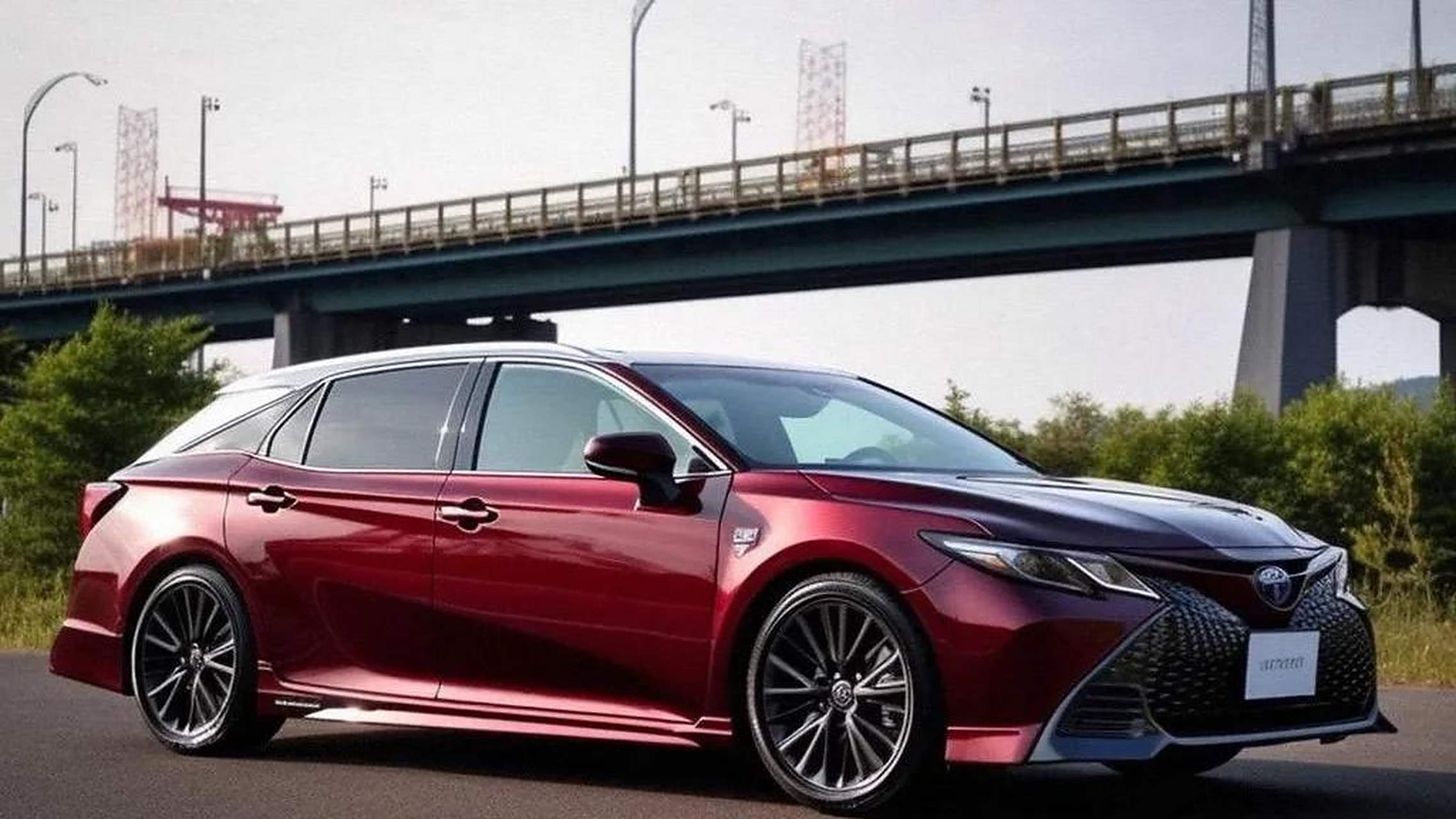 全新丰田凯美瑞旅行车预览图!这是把塞纳压扁了的凯美瑞吗?