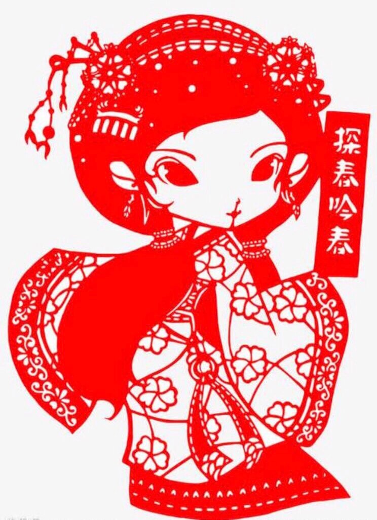 手工:纸工,刻纸系列——金陵十二钗