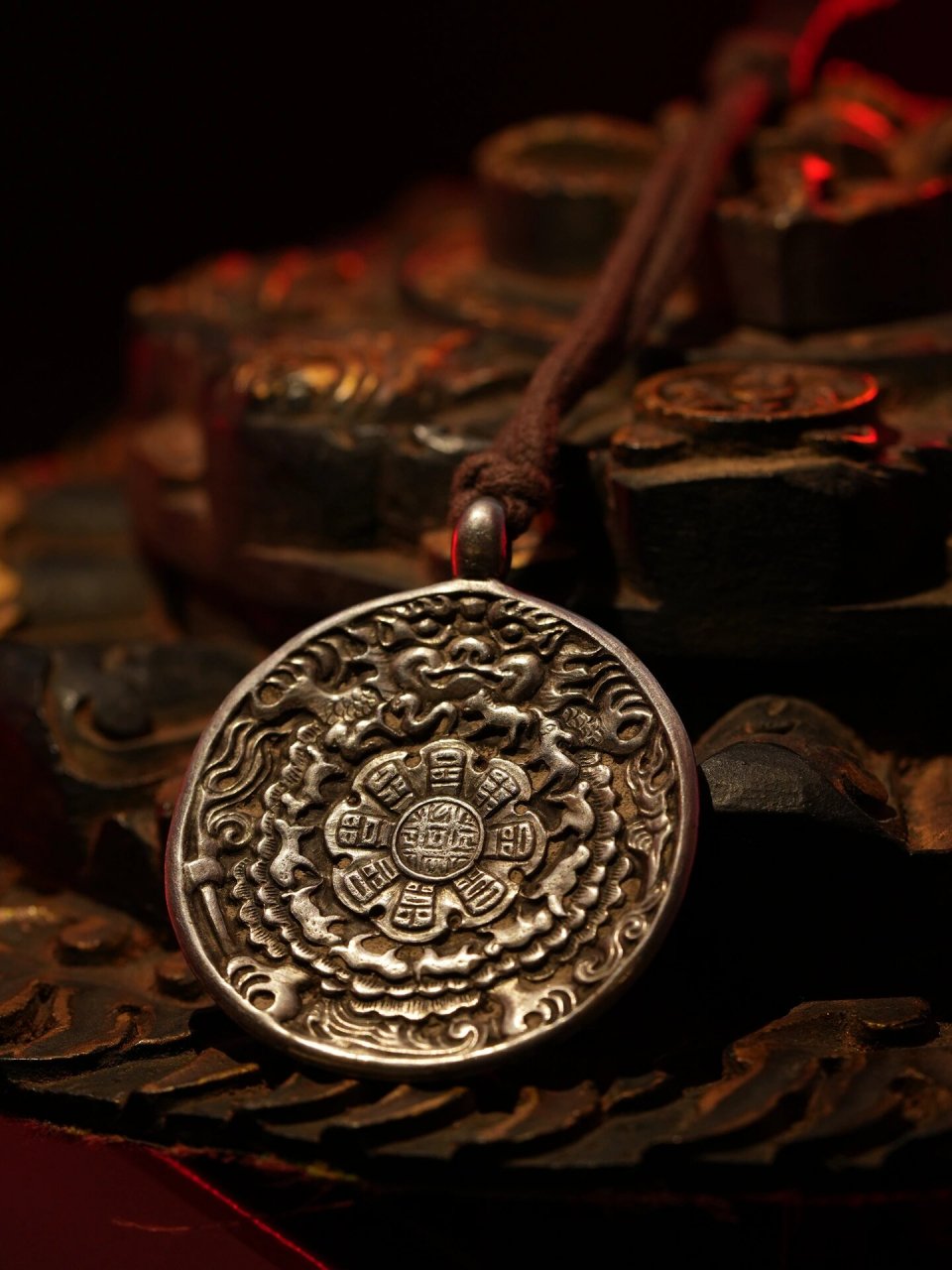 藏传老物  所愿皆所得 09藏传文玩中的瑰宝——藏式九宫八卦牌