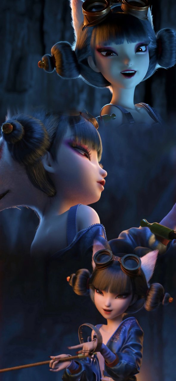 宝青坊主壁纸/73 不愧是九尾狐天花板,太艳了吧,真的是百看不腻