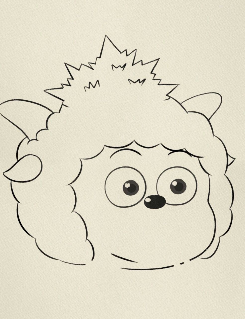 懒羊羊简笔画‖(82) #寻找小红书绘画大神# #画画的日常# #简笔画教程