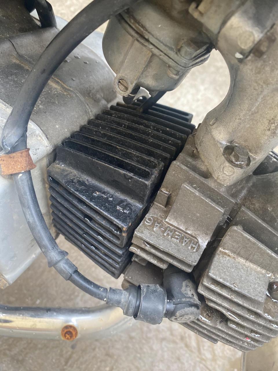 本田鹰仔100.原版原漆,发动机无拆修,不烧机油.