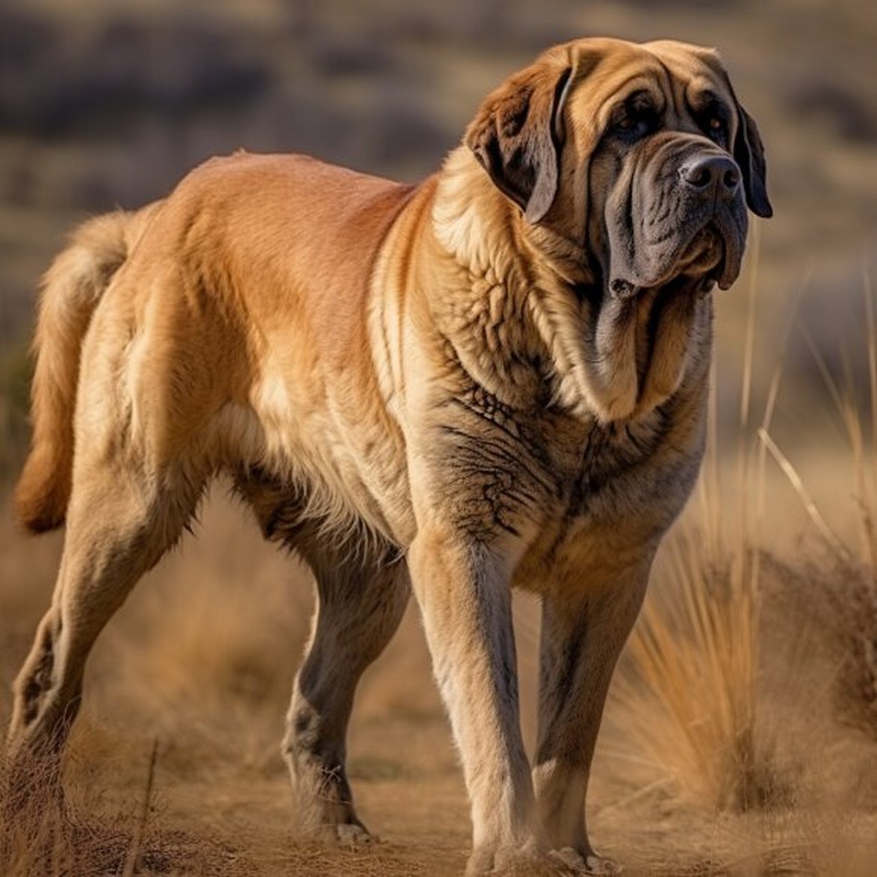 无畏守卫-西班牙獒犬 西班牙獒犬 spanish mastiff 西班牙獒犬是一种