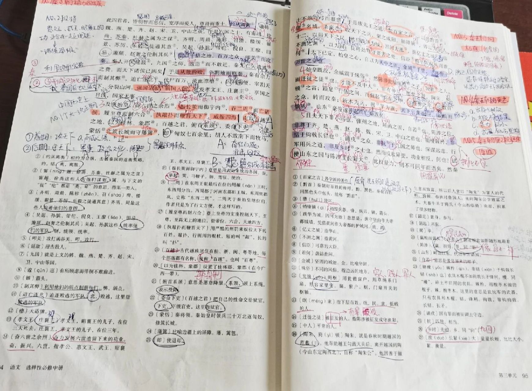 ————过秦论课堂笔记第1-2段