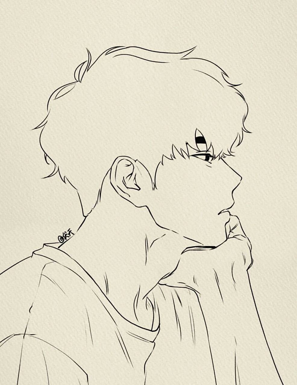 简笔画教程# #寻找小红书绘画大神# #简笔画# #画个简笔画# #少年