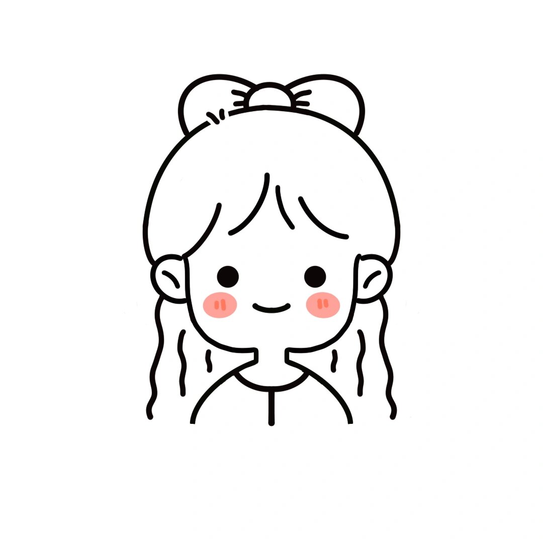 简笔画女孩头像分享 | 卡通人物