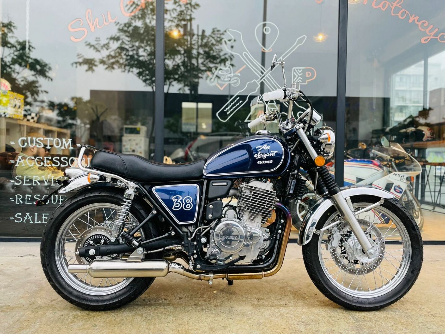 鑫源650改装(定制) 听我的鑫源不改是没法骑的,上牌后立马安排改装