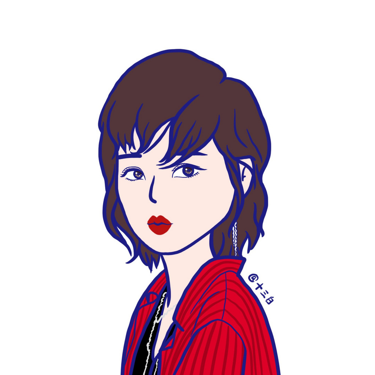 乘风破浪的姐姐插画第三波#十三白插画