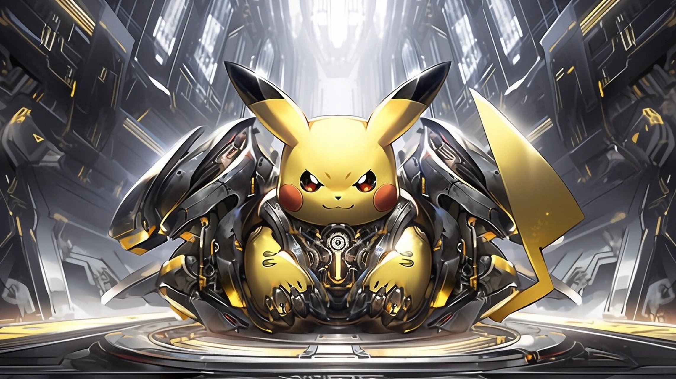 机甲🖤✖️皮卡丘💛 帅帅,萌萌. 竖屏版已发布