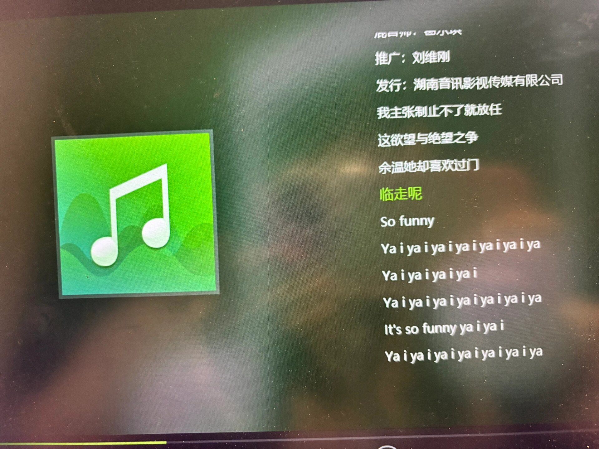 车载导航显示不出u盘歌曲歌词的问题