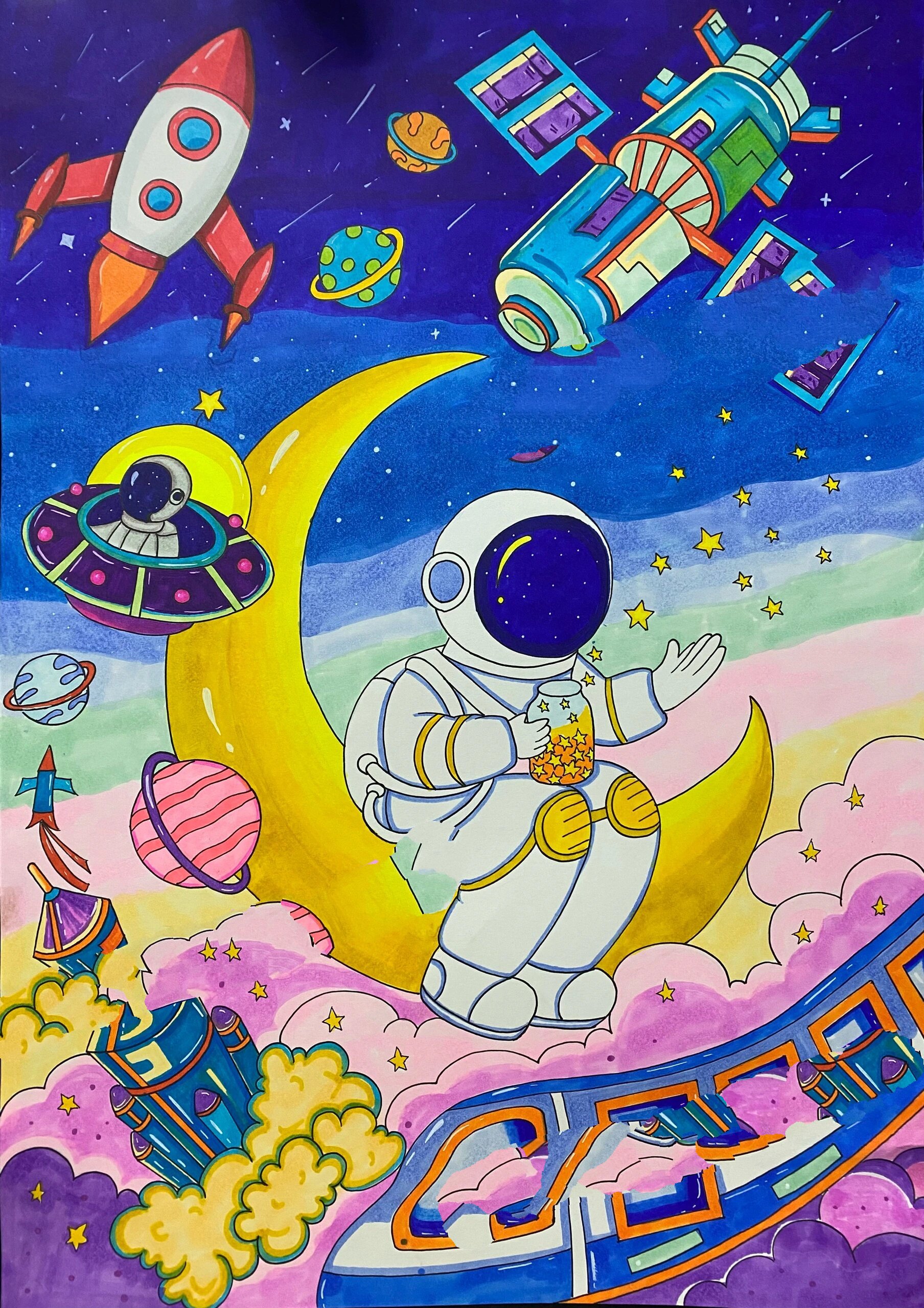 《未来太空》《我有一个太空梦》已参赛