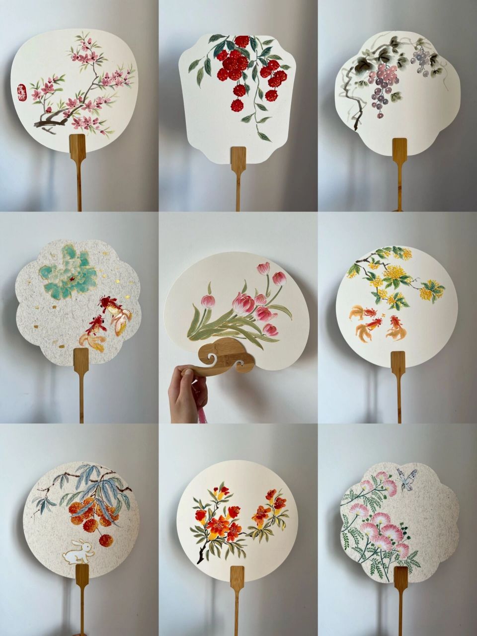 春游必备的汉服配饰🌷手绘团扇合集🌷