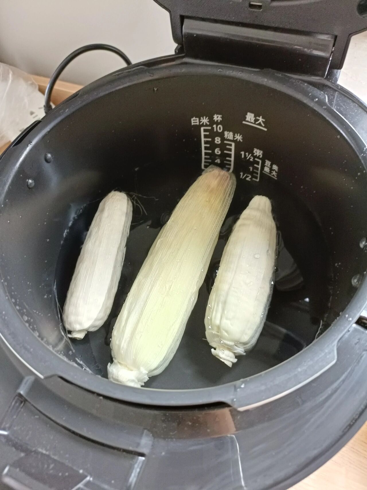 煮玉米74松下电压力锅