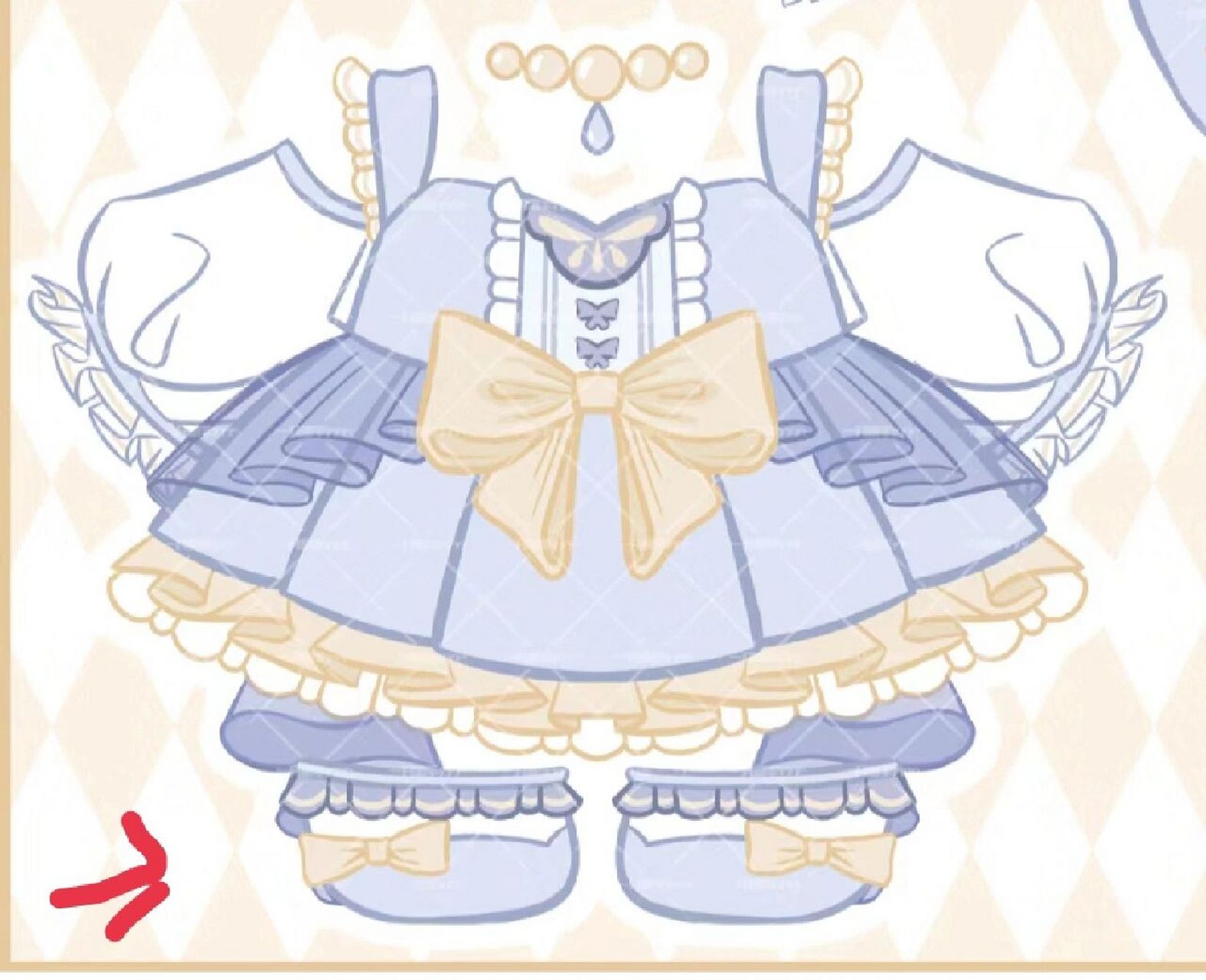 自己画棉花娃娃衣服 不怎么好看 ,你不要介意呀!