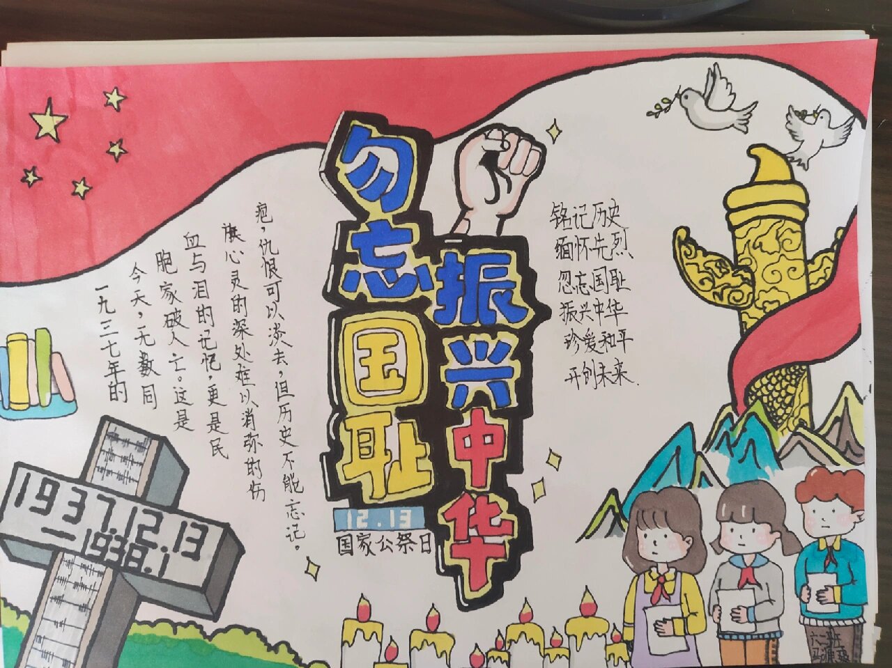 勿忘国耻,振兴中华