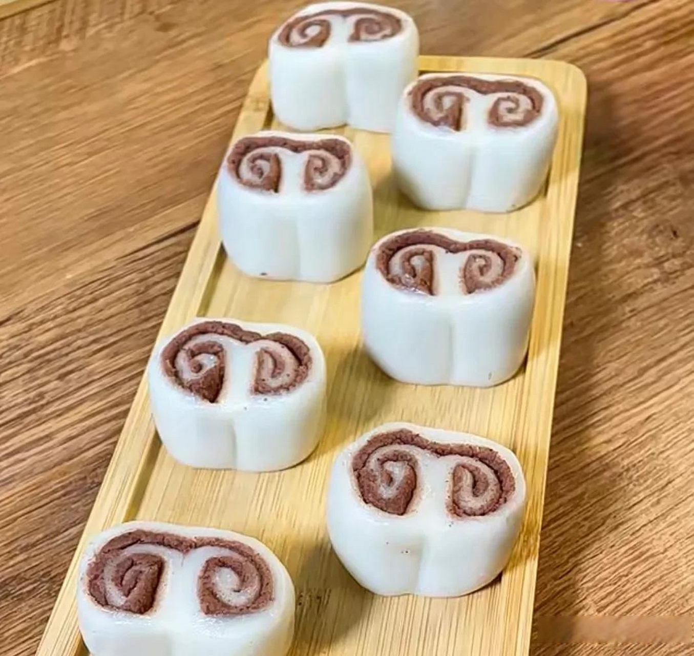 如意糕 非常适合团圆吃的一道糕点,这道糕点因为外形像王如意而得名