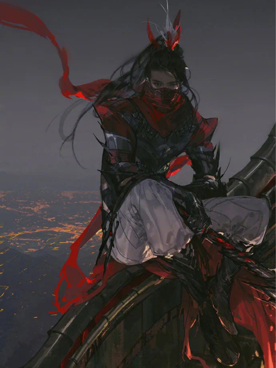 寻找小红书绘画大神# #插画# #插画分享# #古风插画# #伊吹鸡腿子