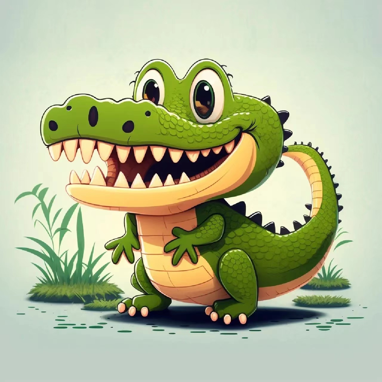 小可爱们,这里有一些可爱爆棚的小鳄鱼头像等你来选,会让你爱不释手哦