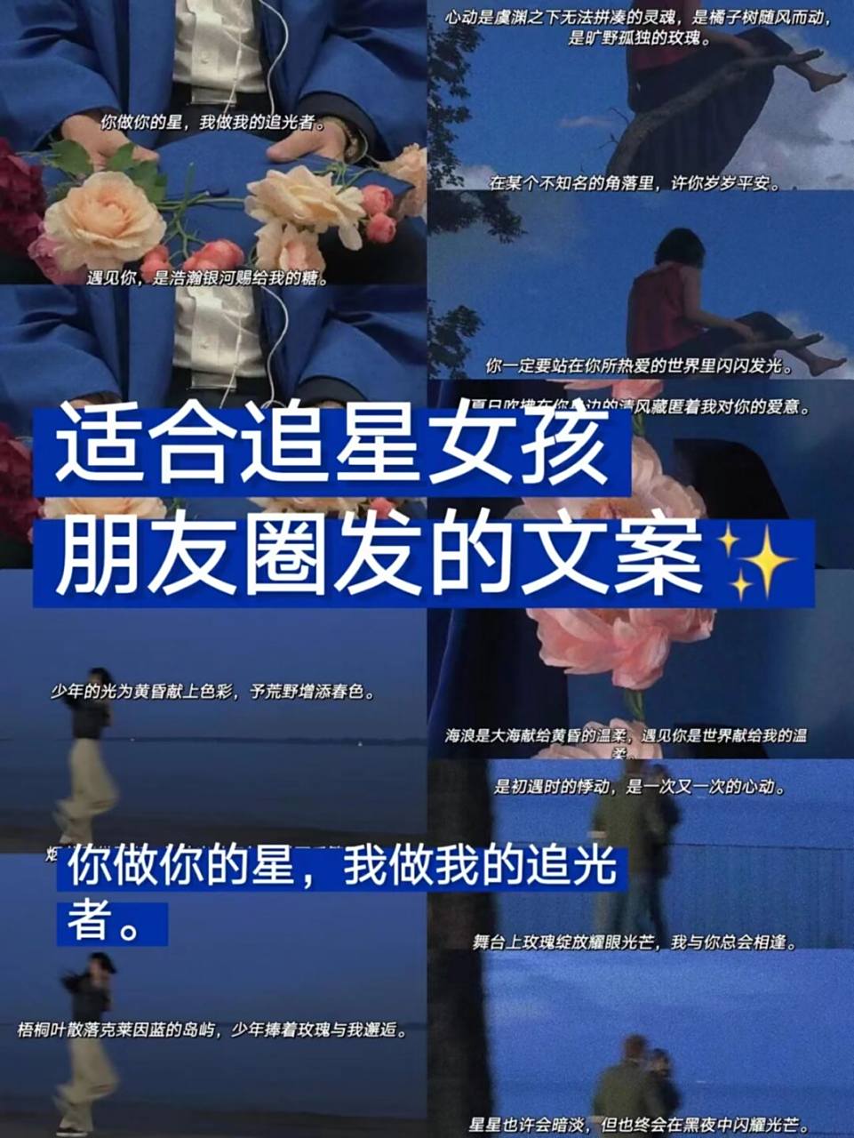 今天分享追星女孩必发文案!