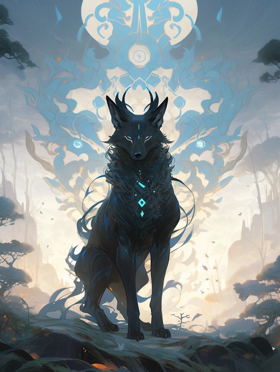 【山海经:谛听】 谛听是地藏菩萨经案下伏着的通灵神兽,可以通过听来