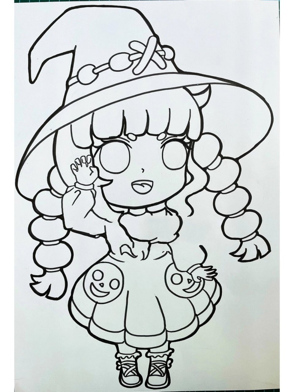 蝙蝠,漫画,南瓜,女巫,扫把,魔法,城堡马克笔动漫人物笔:歌马马克笔 纸