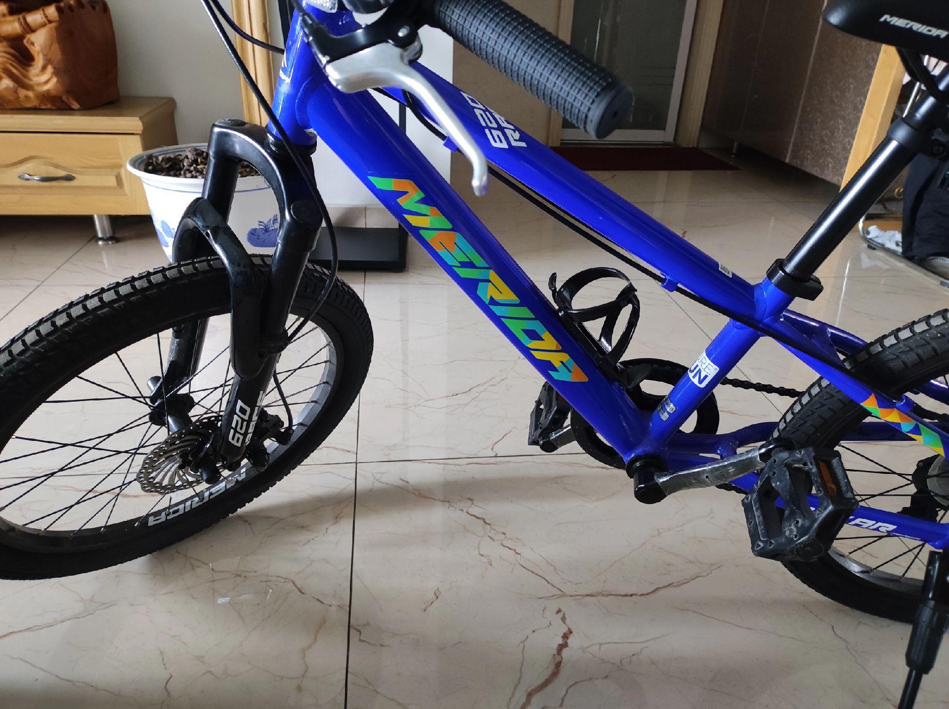 新美利达620,顾客为孩子买去后孩子因学习忙没时间骑,仅仅骑行几公里