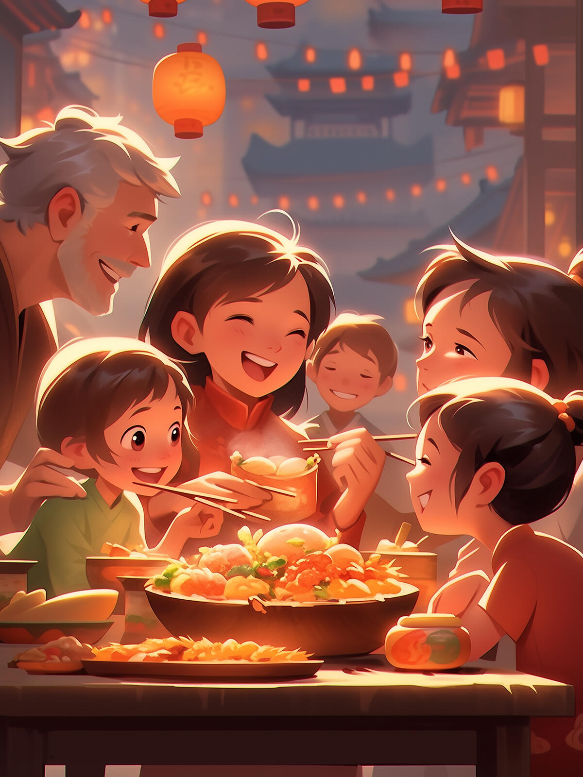 是你期待的一家人,团团圆圆的场景吗?