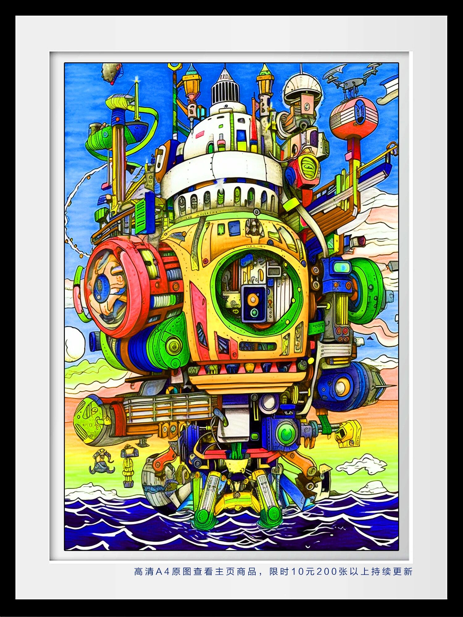 少儿美术素材分享科幻画系列