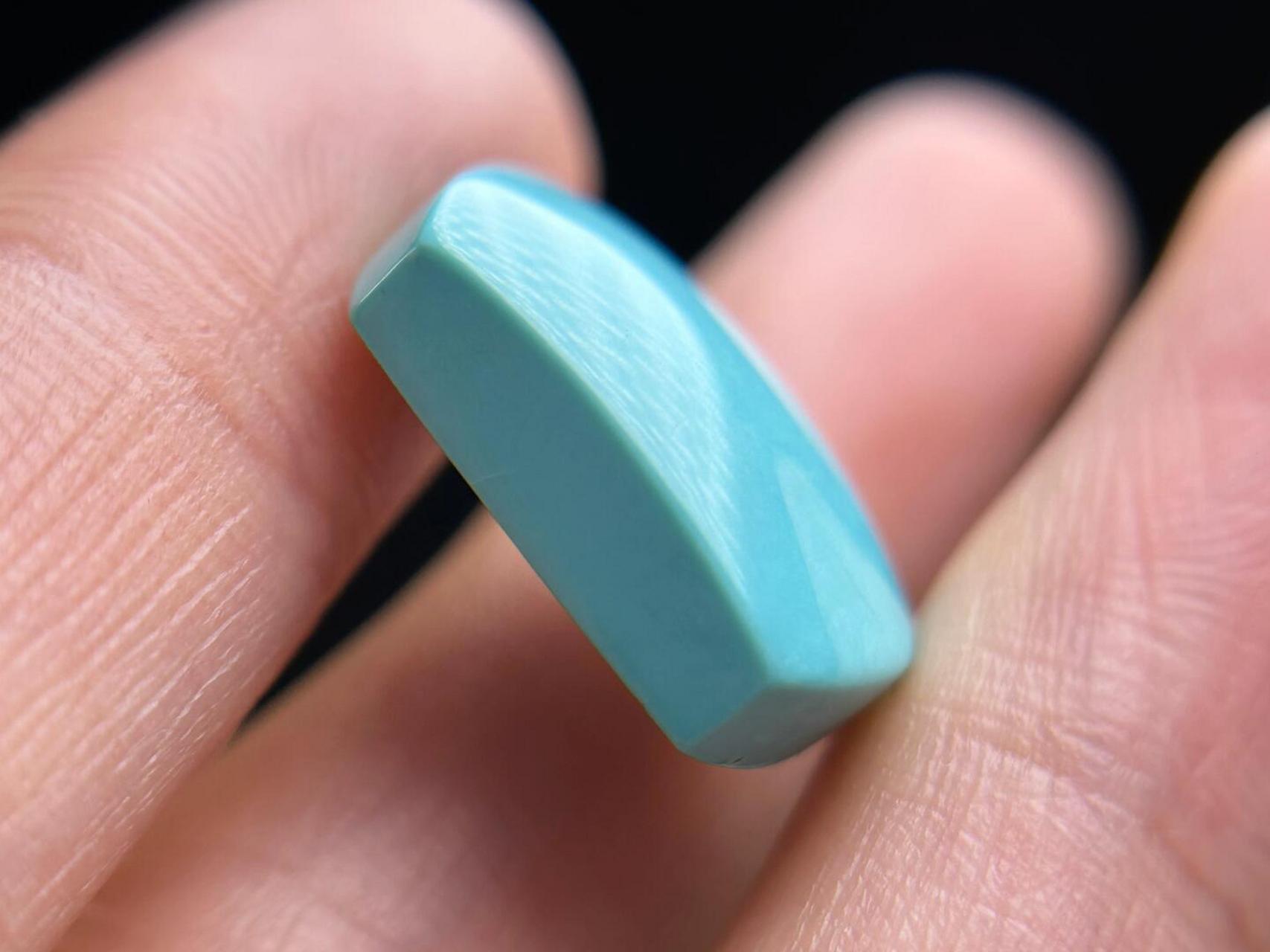 原矿绿松石,高瓷高色玉化料戒指,吊坠,镶嵌漂亮,镶金款#镶嵌# #裸石