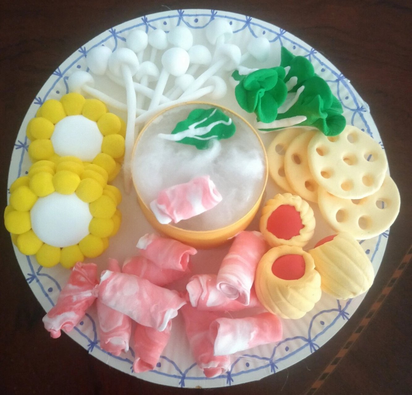 幼儿园黏土春节—年夜饭 幼儿园黏土春节—年夜饭